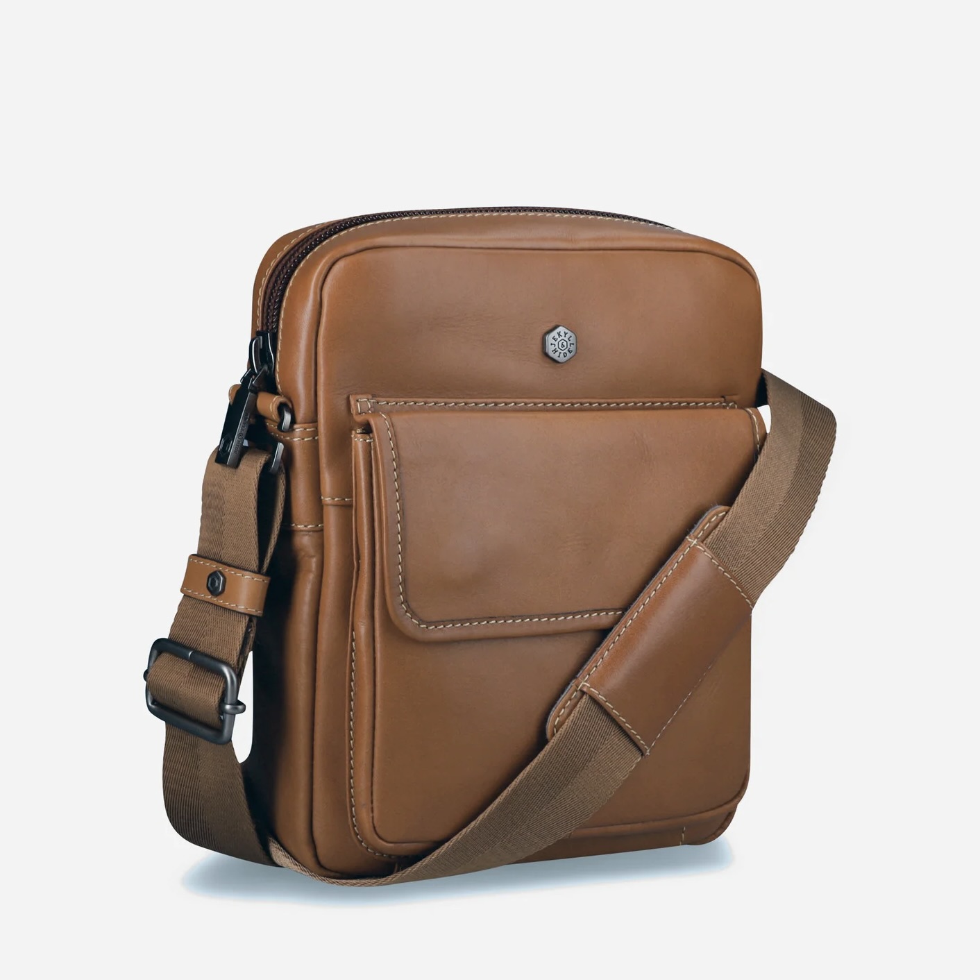 Men's Genuine Leather Crossbody Organiser