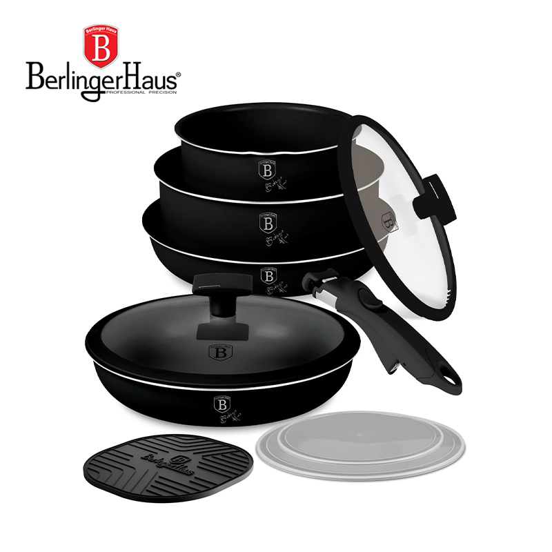 10-Piece Oven Safe Titan Pro Non-Stick Cookware Set