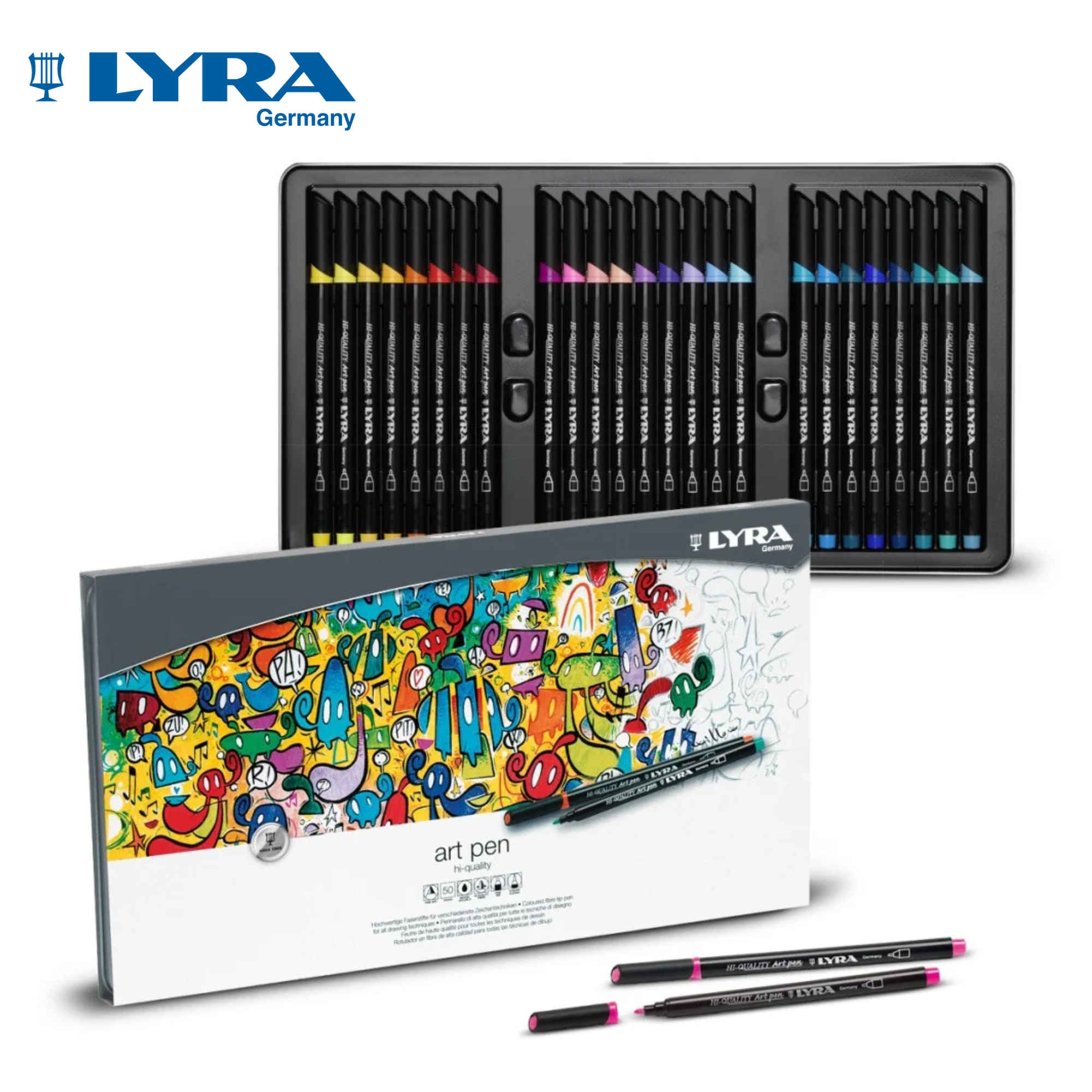 Hi-Quality Felt Tip Art Pen Set