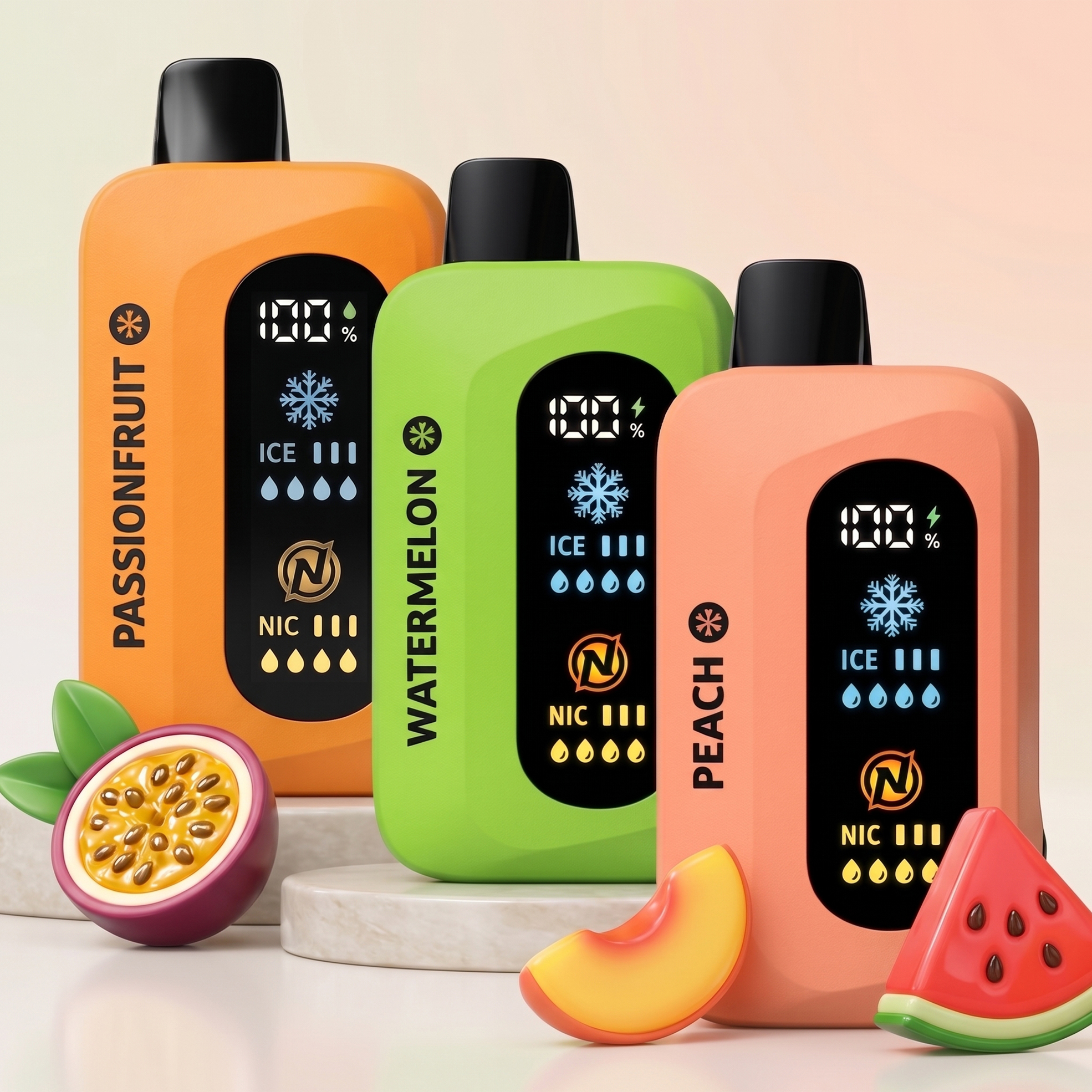 3x Elite Ice+NIc 40K Vapes Bundle