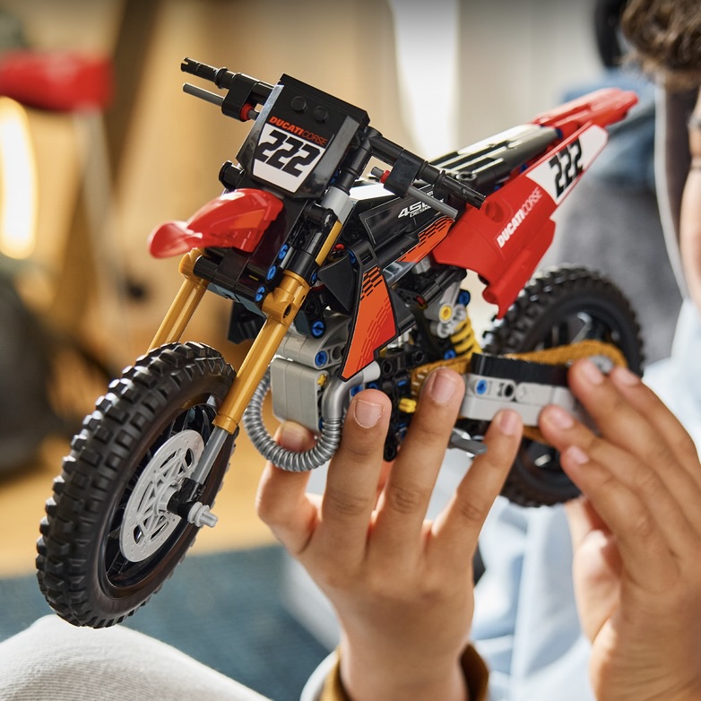 457-Piece Ducati Desmo450 MX Factory Motorcycle