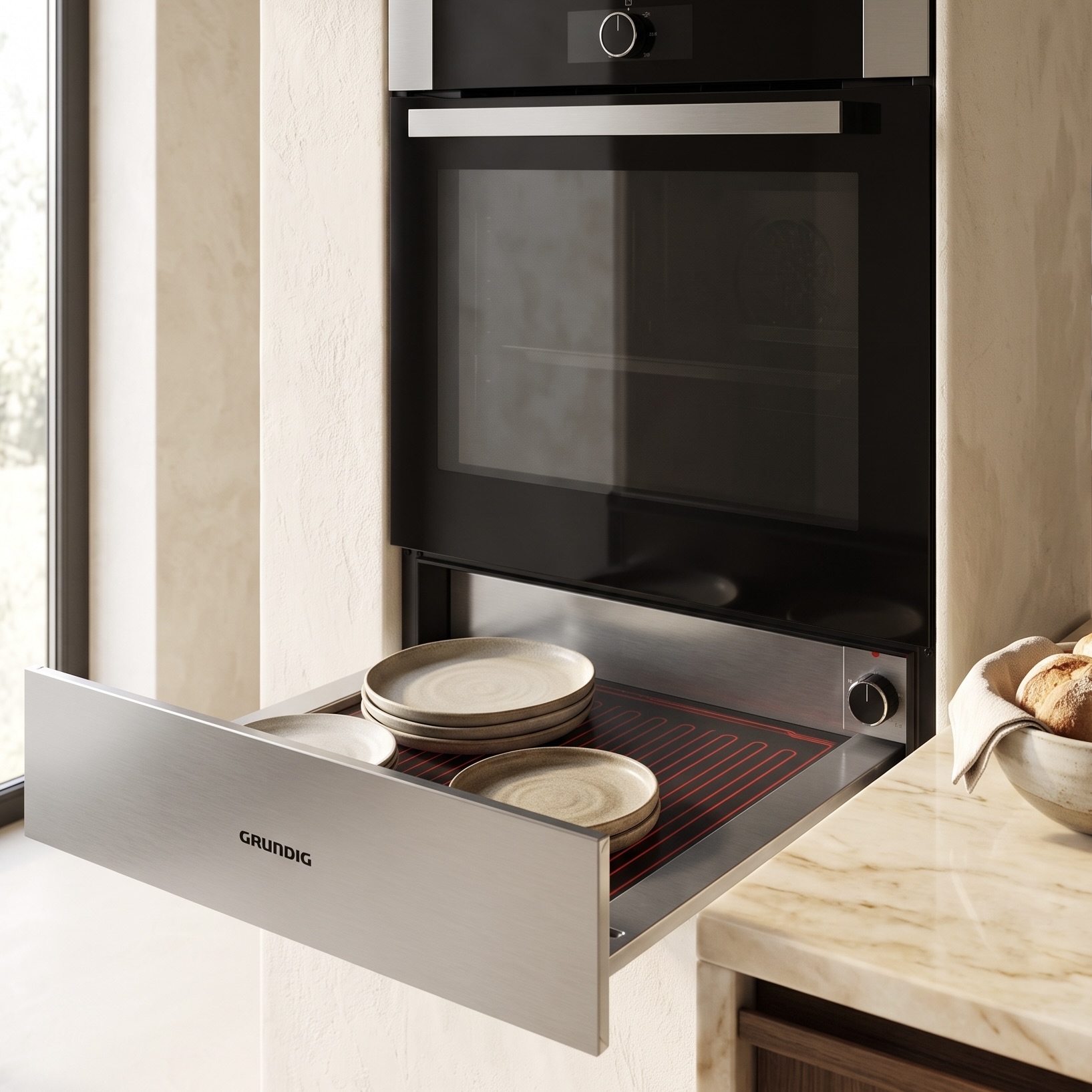 Stainless Steel Warmer Drawer