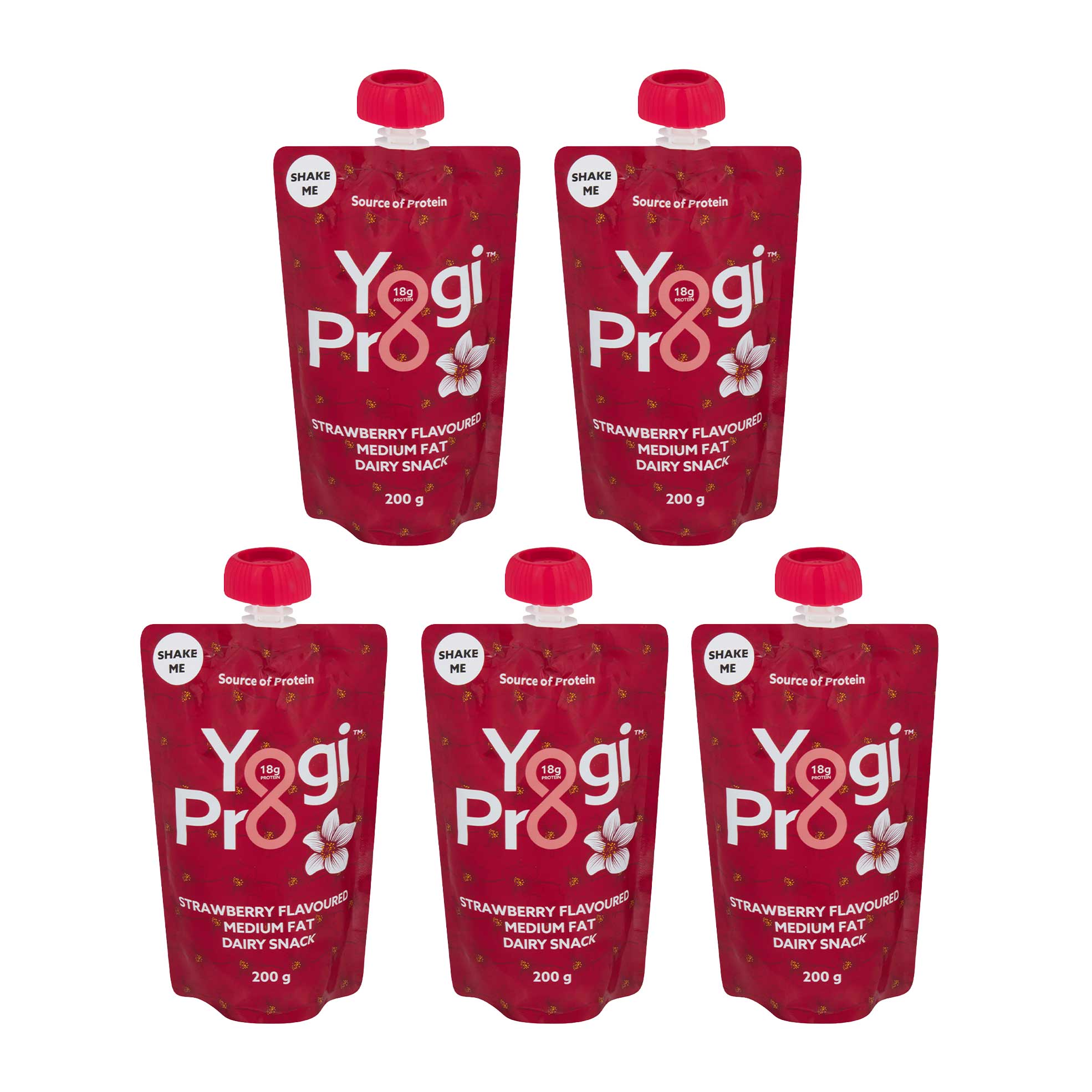 5x 200g High Protein Flavoured Dairy Snacks