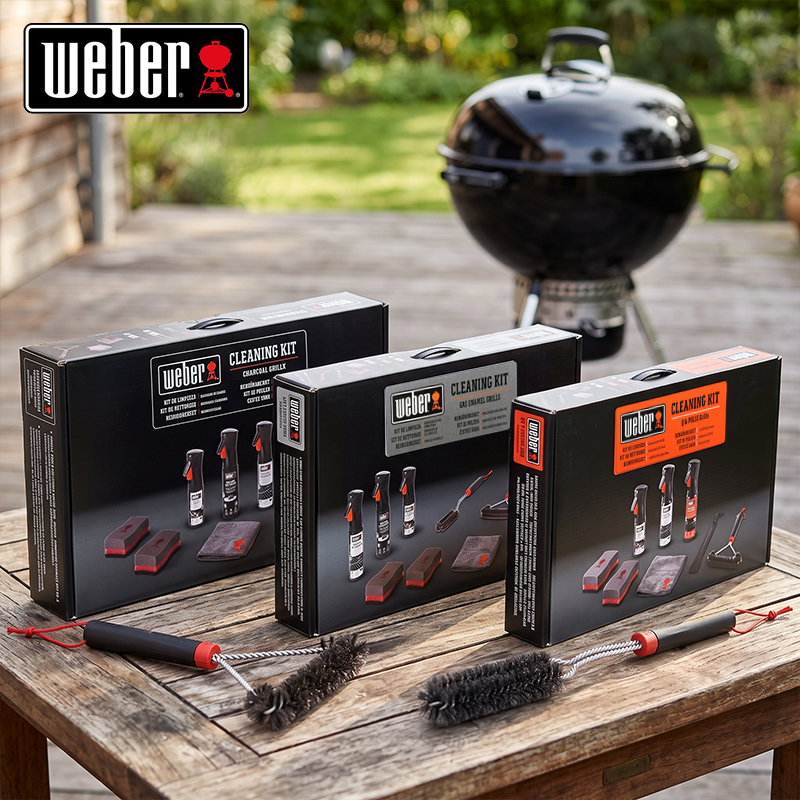 Charcoal or Gas Grill Cleaning Kit