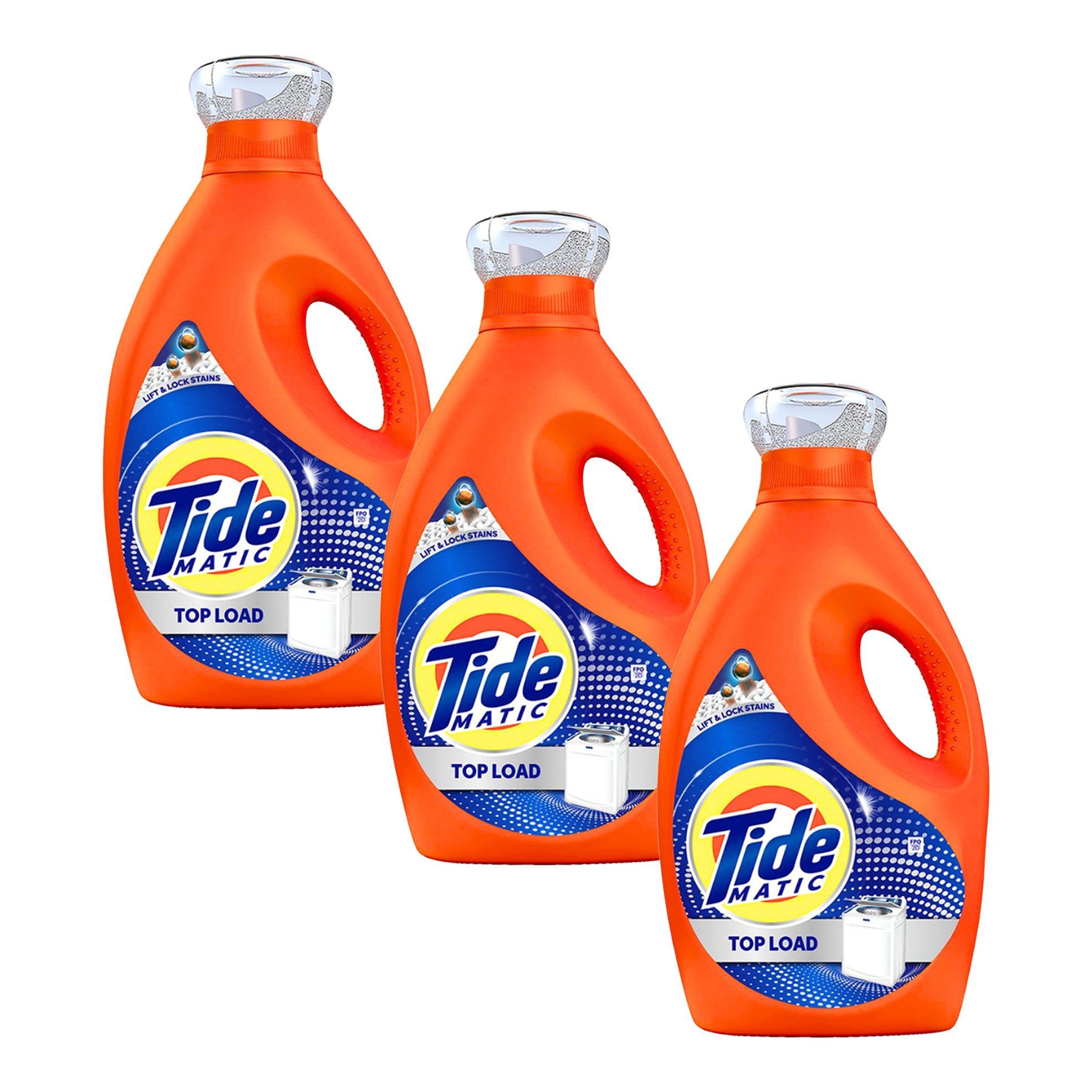 3x 850ml Matic Top Load Laundry Detergents