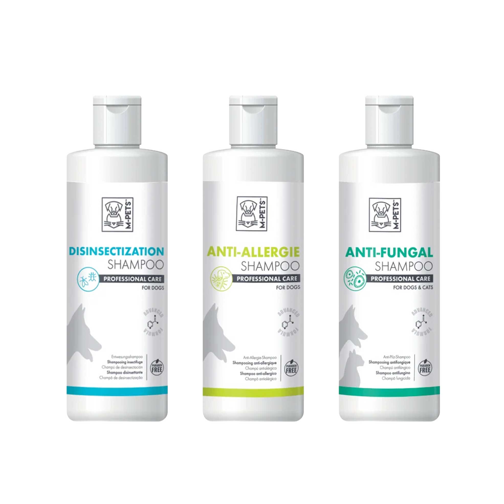 2x 250ml Professional Care Dog Shampoos
