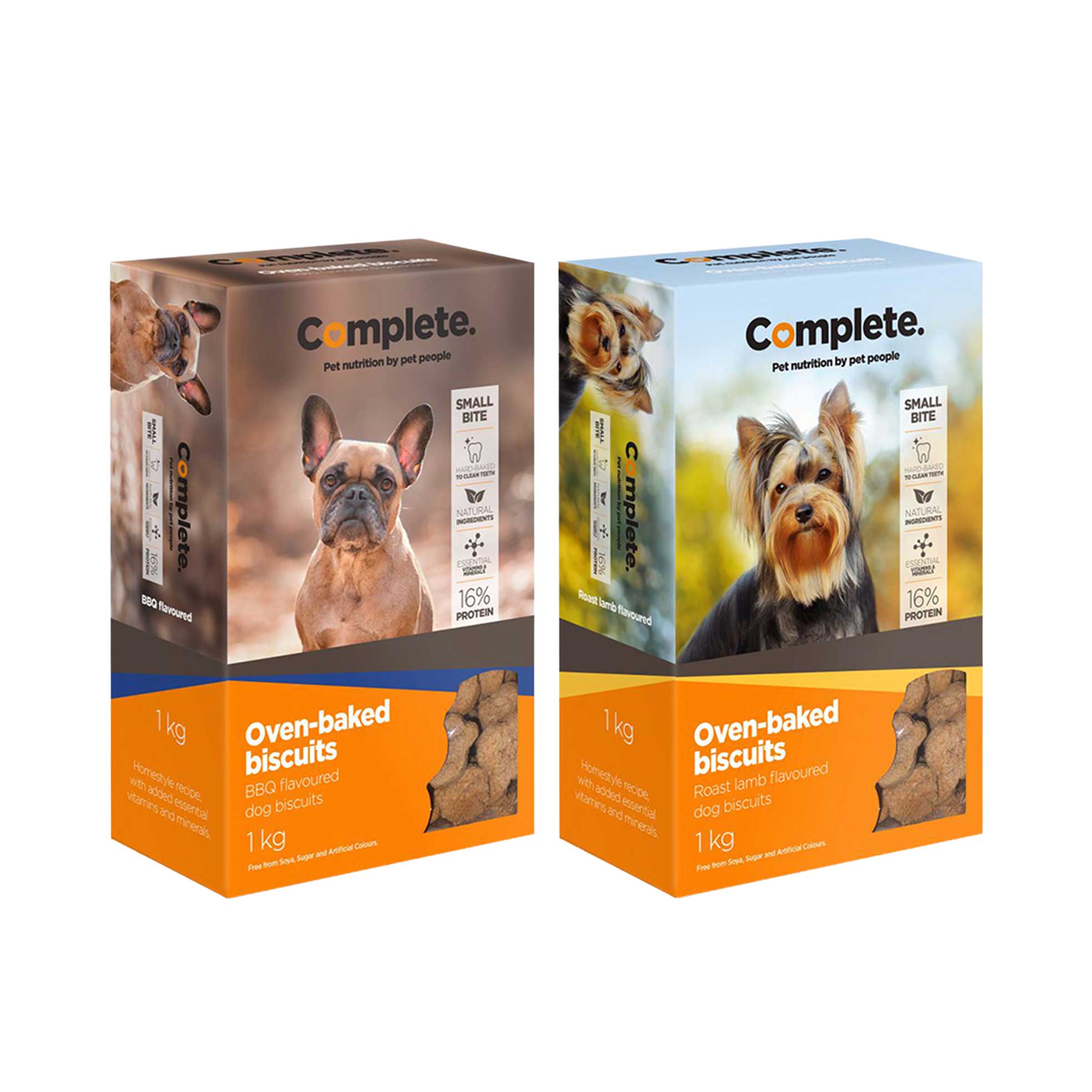 4x 1kg Snack-a-Chew Dog Oven Baked Biscuits