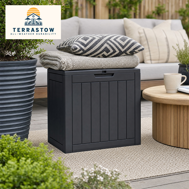 118L Portola Weather-Resistant Outdoor Resin Storage Box