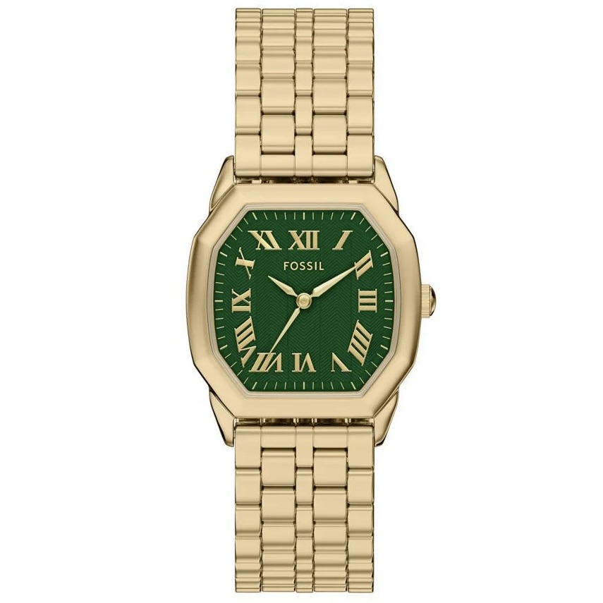 Ladies Harlow Three-Hand Gold-Tone Stainless Steel Watch