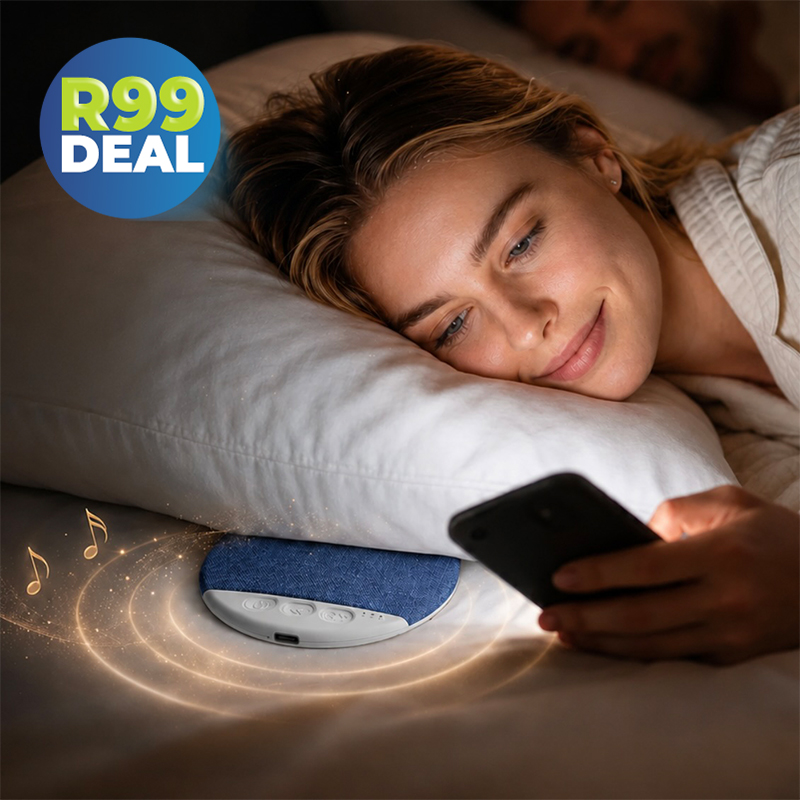 Bluetooth Under-Pillow Speaker with White Noise and Sleep Timer