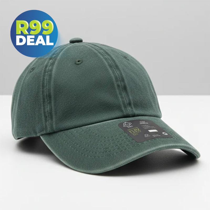 Urban Peak Unisex Washed Cotton Peak Cap — R99 on OneDayOnly (was R250)