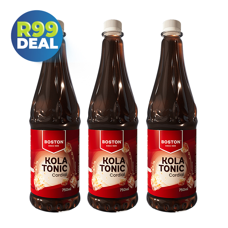 3x 750ml Cordials