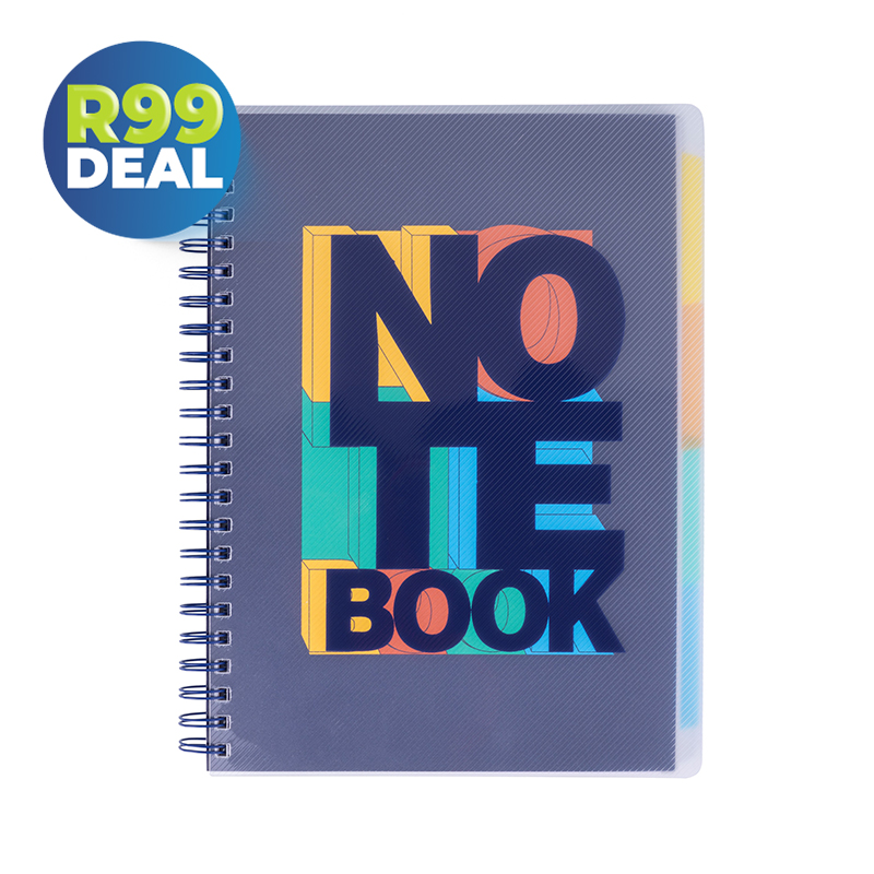 A4 300 Page PrimeLine Wirobound 300pg Notebook