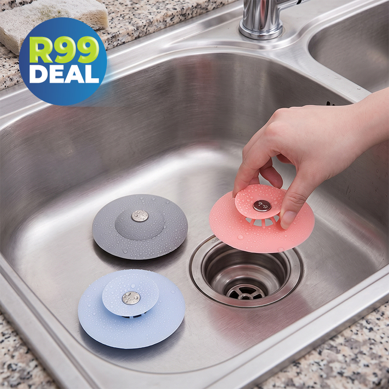 4x Silicone Drain Hair Catchers