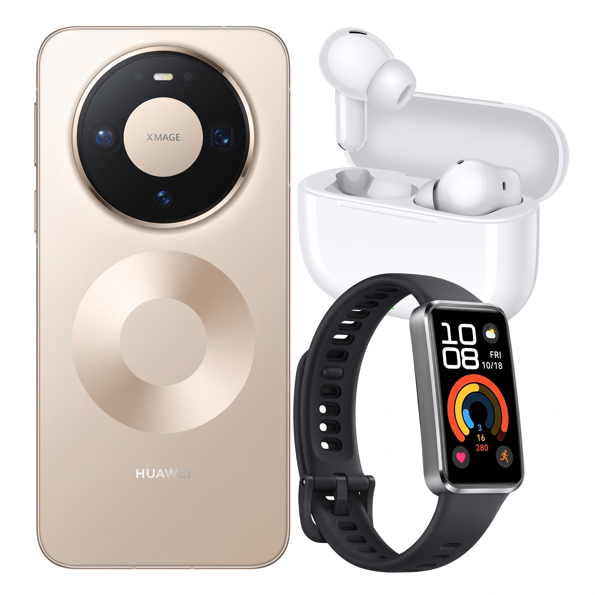 512GB Mate 80 Pro Smartphone with Band 10 Watch and FreeBuds SE 4 ANC Earbuds