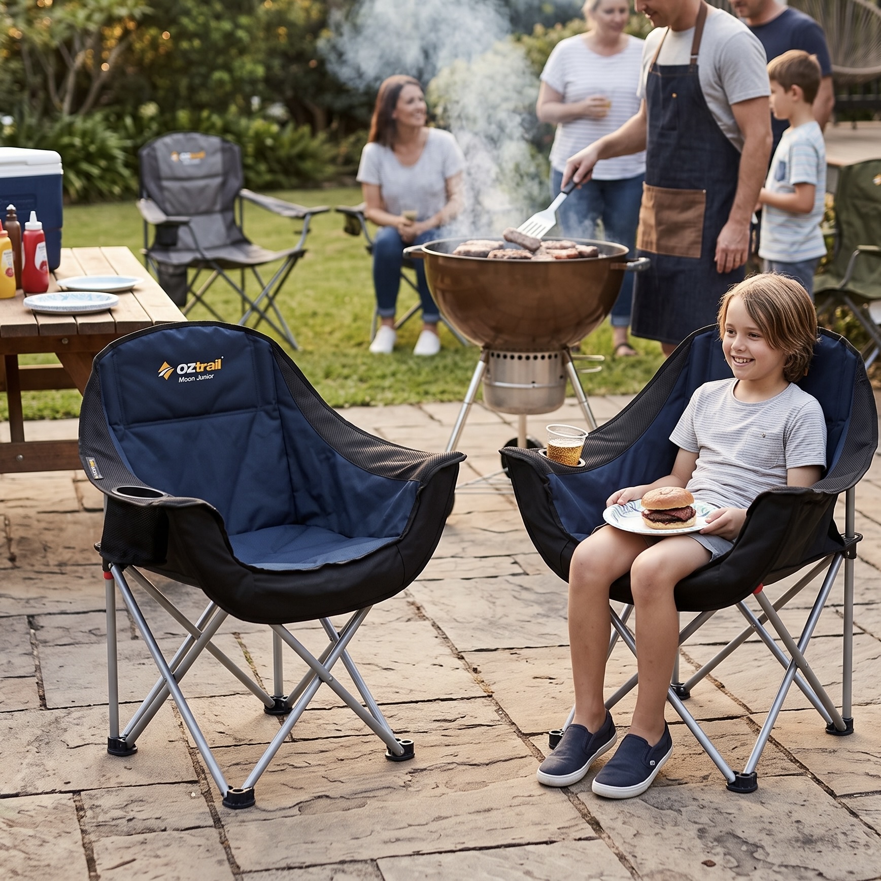 2x Comfortable Moon Junior Chairs