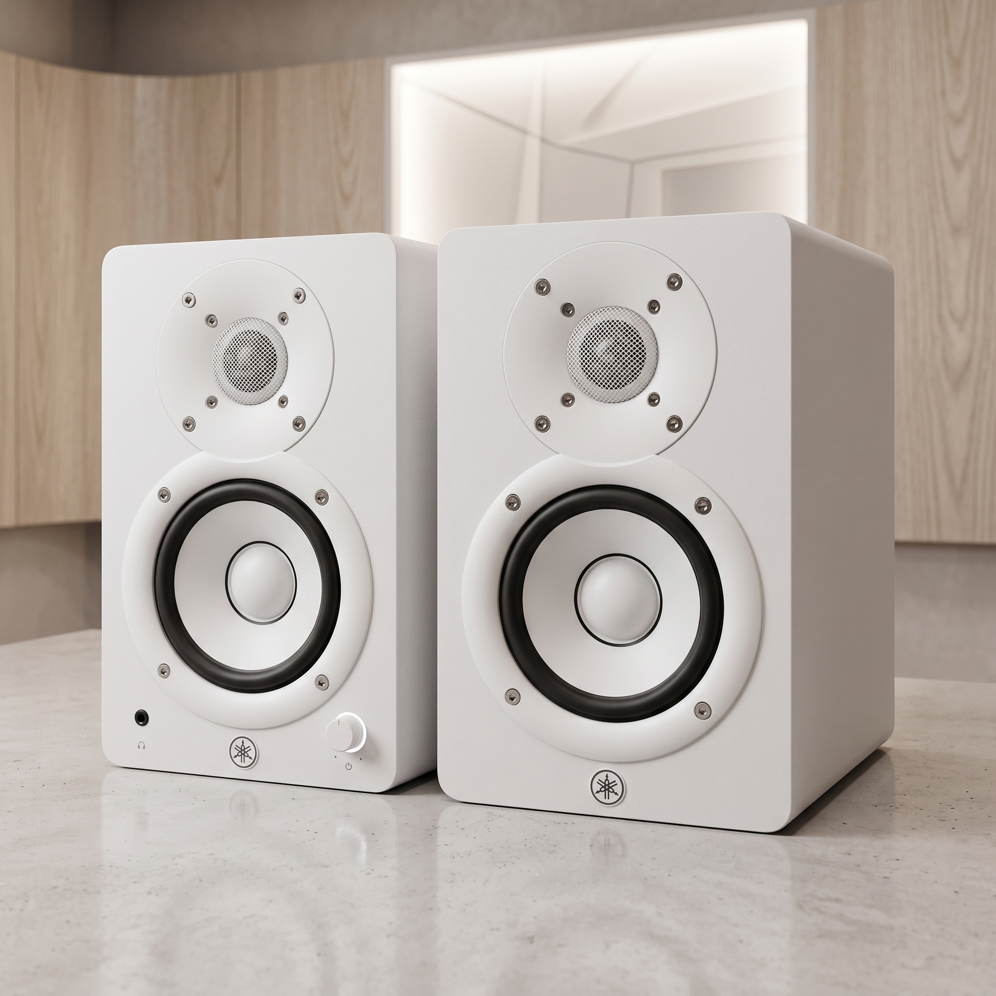 2x 4.5" 2-Way Bass-Reflex Powered Studio Monitors (Model: HS4)