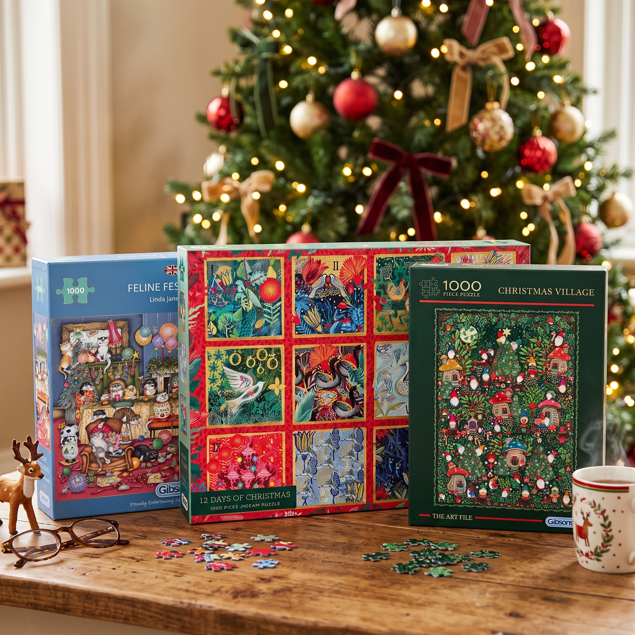 1000-Piece Christmas Puzzle