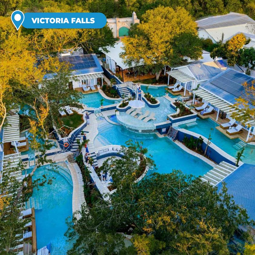3-Night Stay at 5* Victoria Falls Samanzi Luxury Cabanas Per Couple