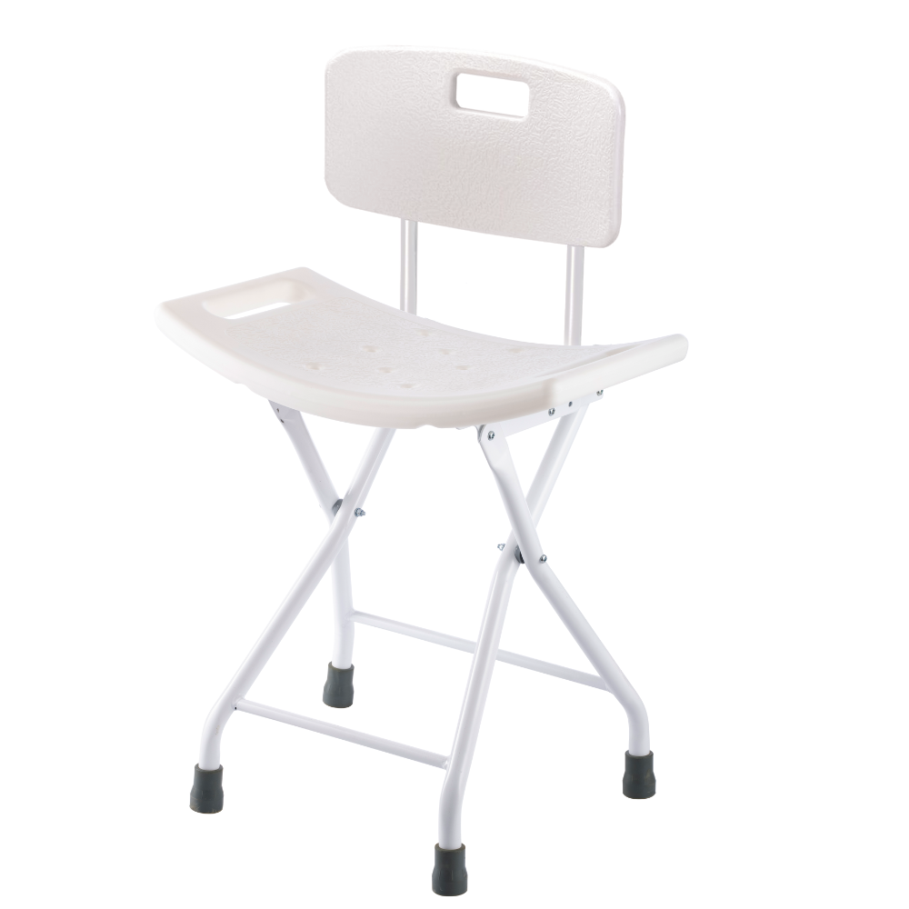 Foldable Shower Chair with Backrest