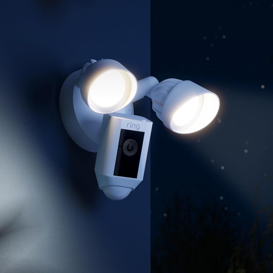 Smart Floodlight Wired Plus Camera with HD Video