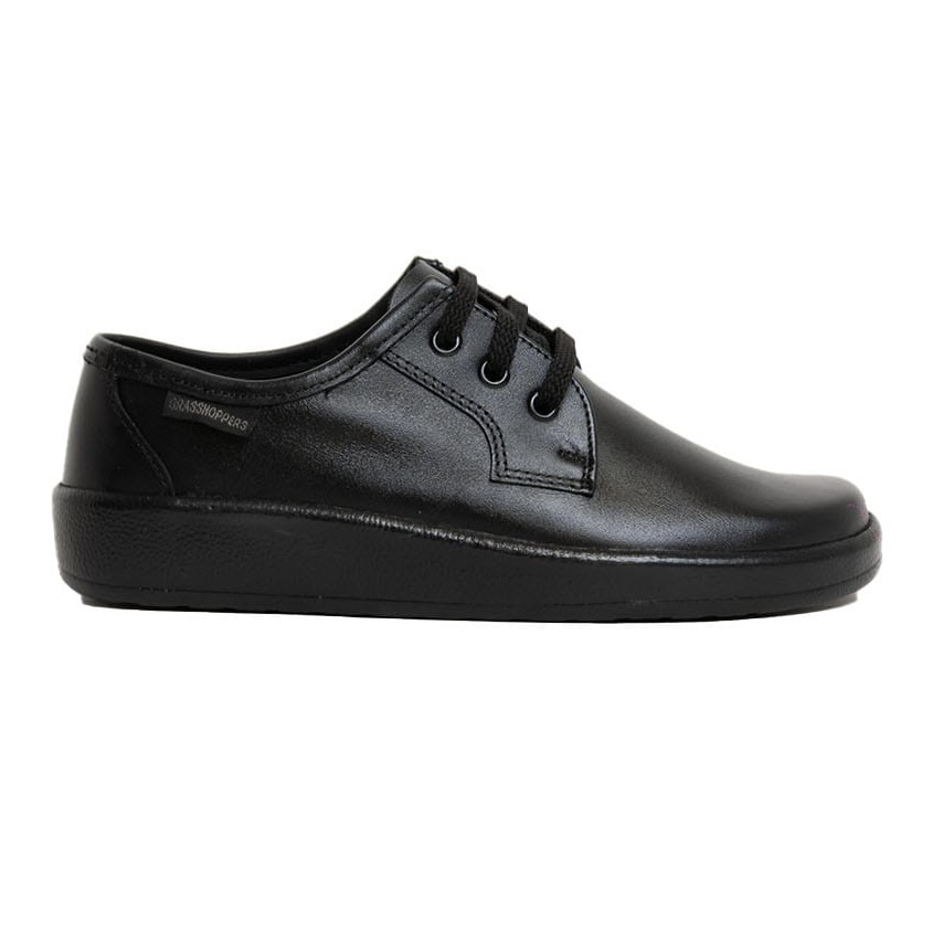 Men's Black Genuine Leather Jax Shoes