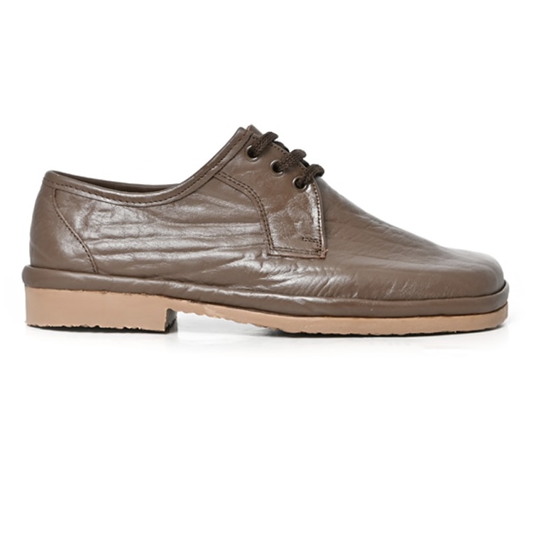 Men's Mocca Genuine Leather Sierra Casual Shoes