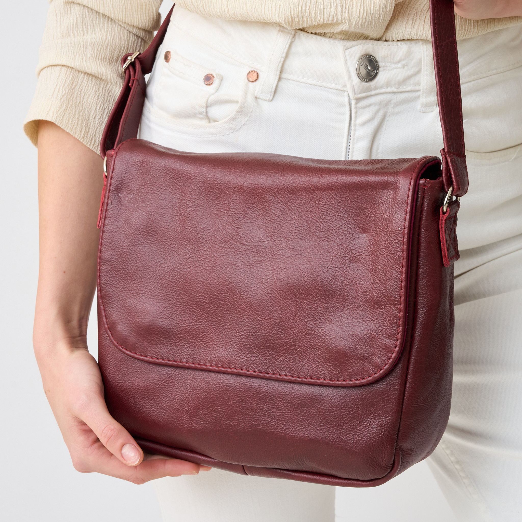 Genuine Leather Aubrey Everyday Handbag
