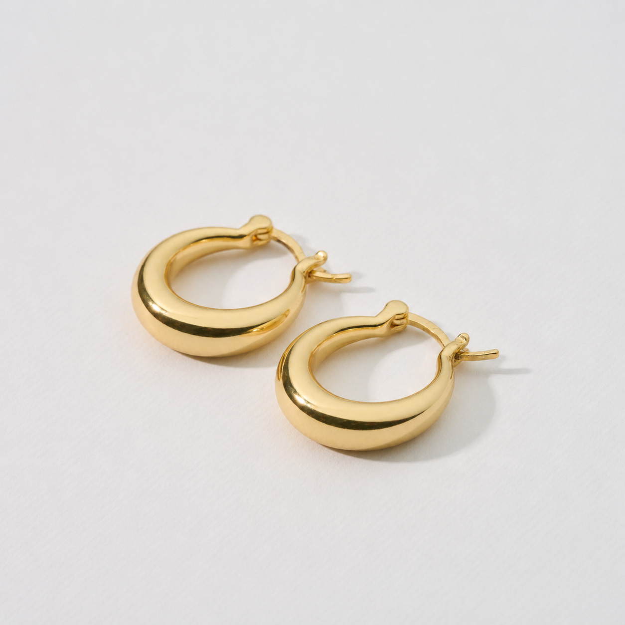 18k Gold-Plated Julia Hoop Earrings