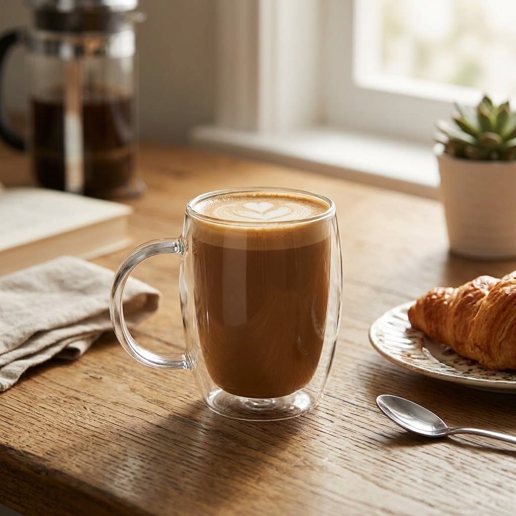 2x 500ml Twin Wall Mugs