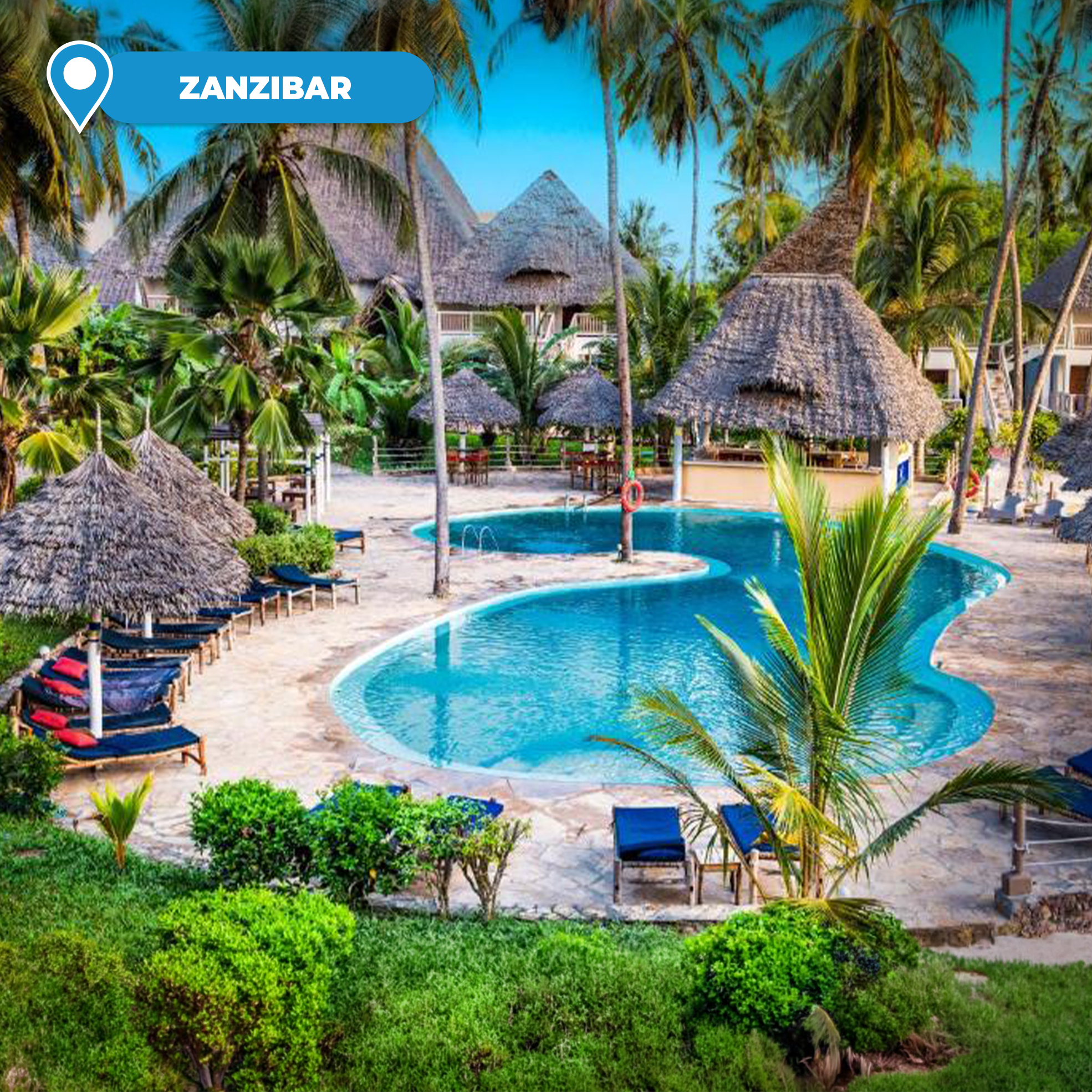 7-Night Stay at 3* Paradise Beach Resort Zanzibar (All-inclusive)