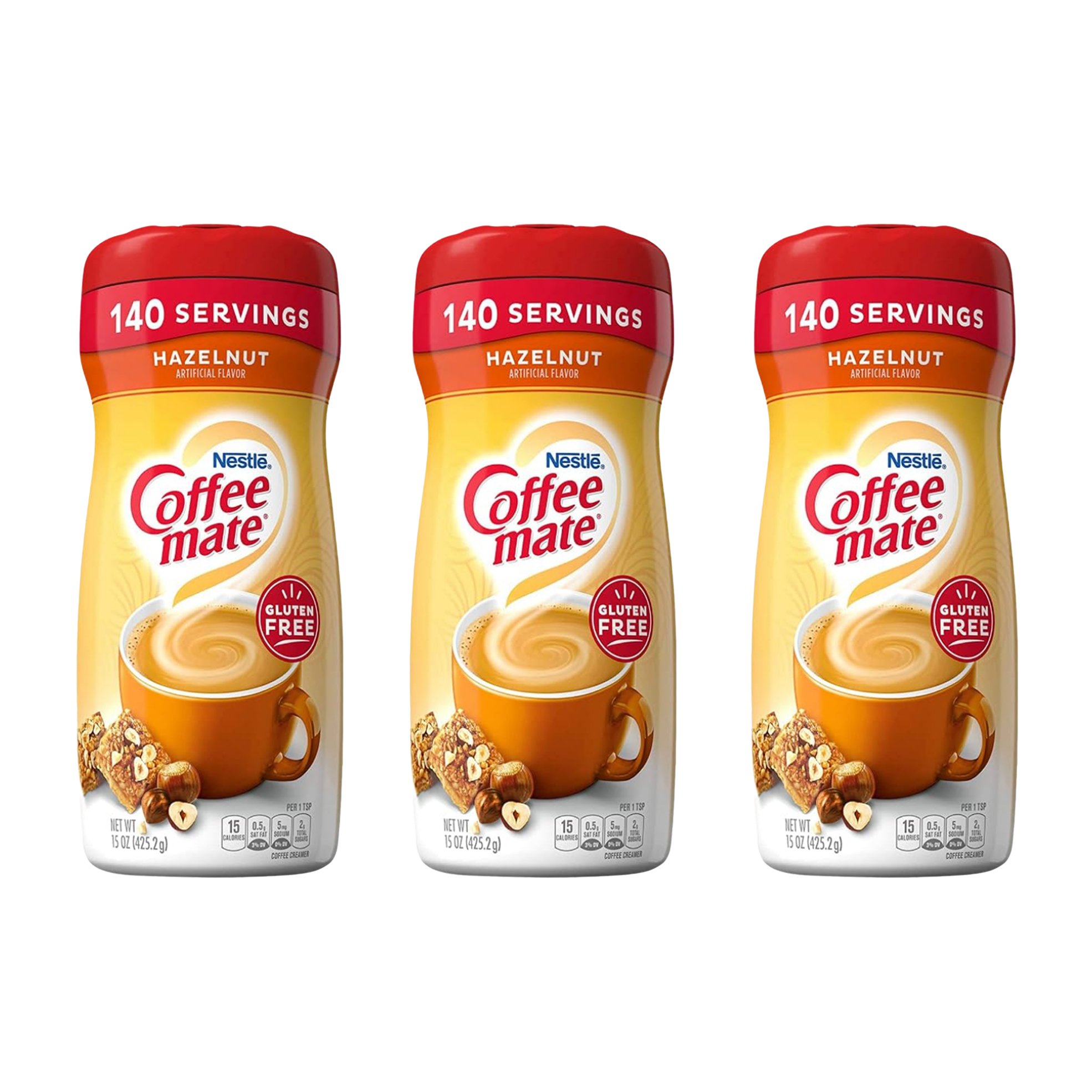 3x Flavoured Instant Coffee Jars