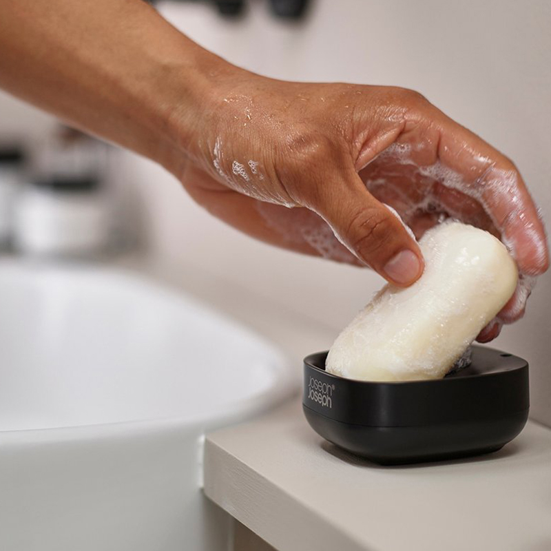 Slim™ Compact Soap Dish Matt Black