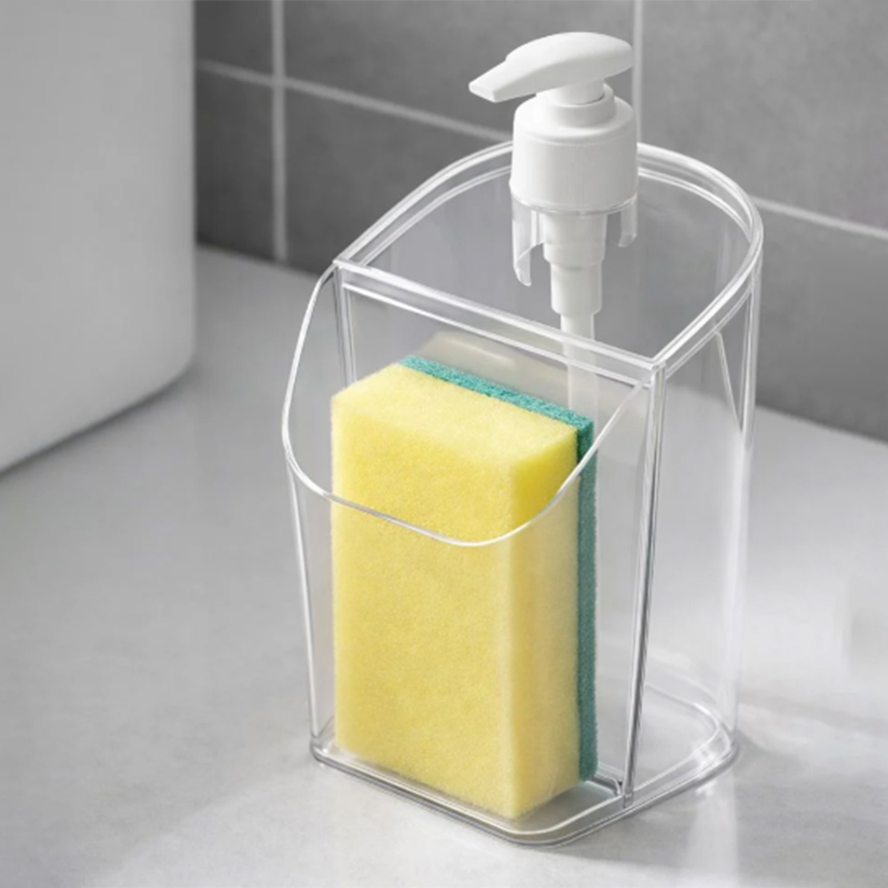 Versatile Soap Dispenser with Sponge Holder