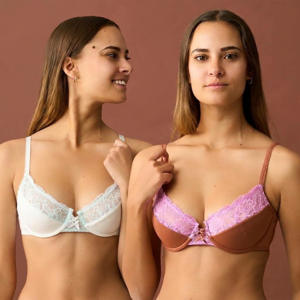 2x Sabrina Lace Lightly Lined Bras