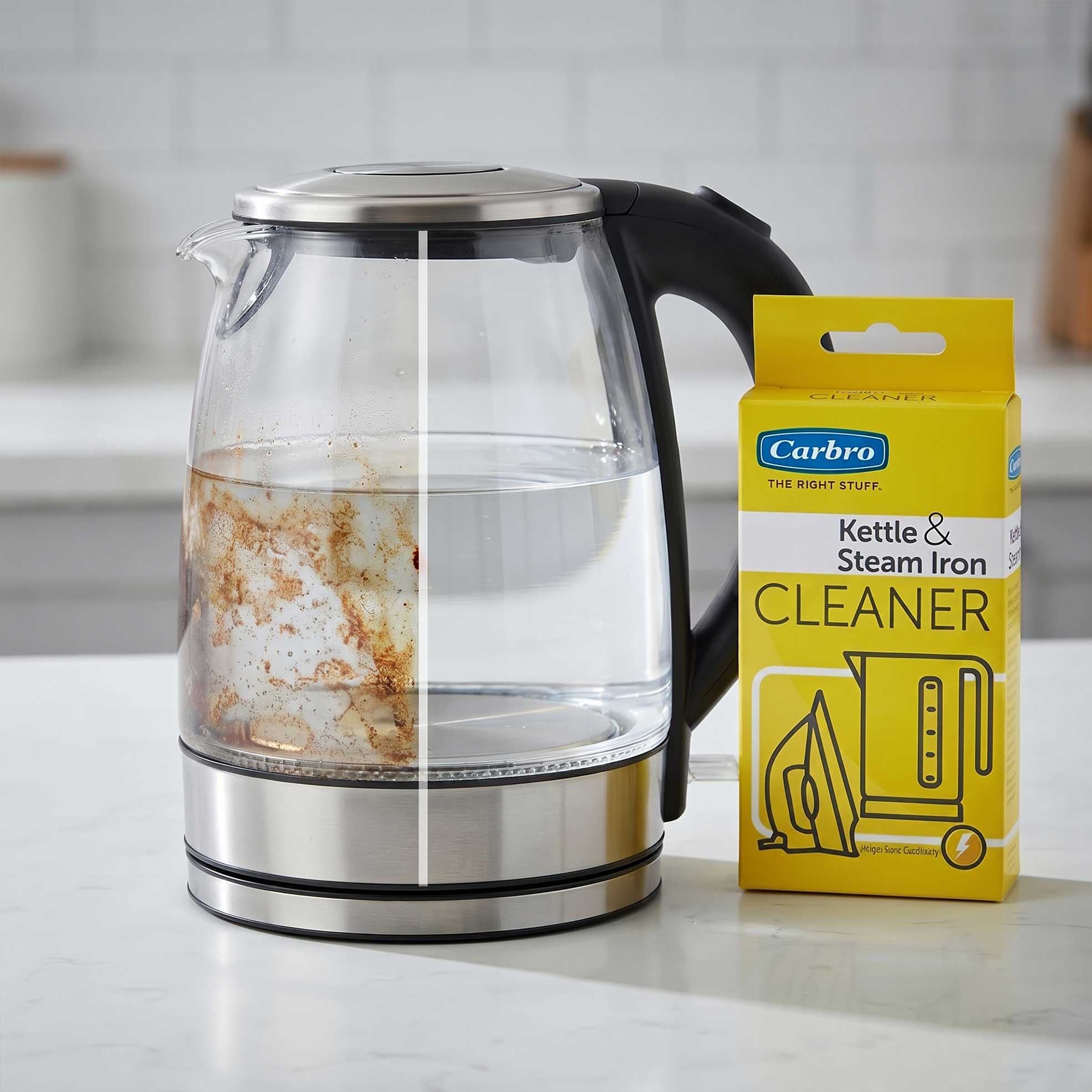 3x 2-In-1 Kettle and Steam Iron Cleaners