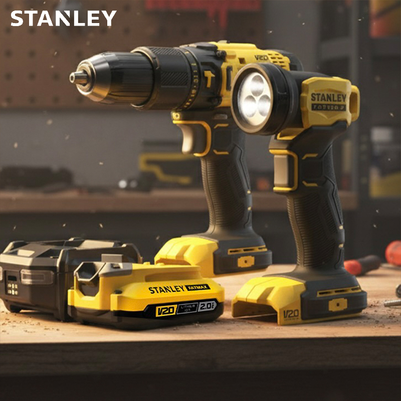 V20 Hammer Drill, Flash Light and 2AH Battery (Model: SFMCK210D1-QW)