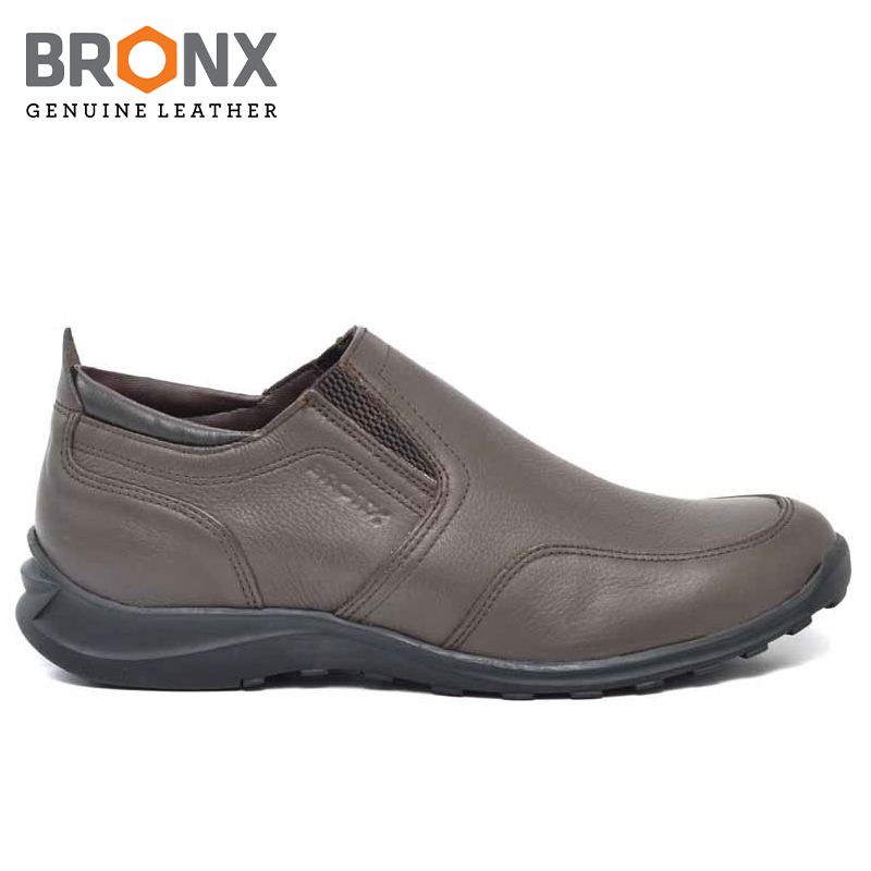 Men's Genuine Leather Strike Slip-Ons