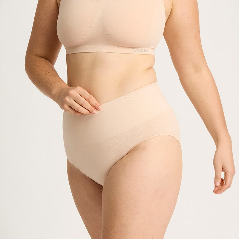 Ladies Shaper High Cut Bamboo Full Briefs