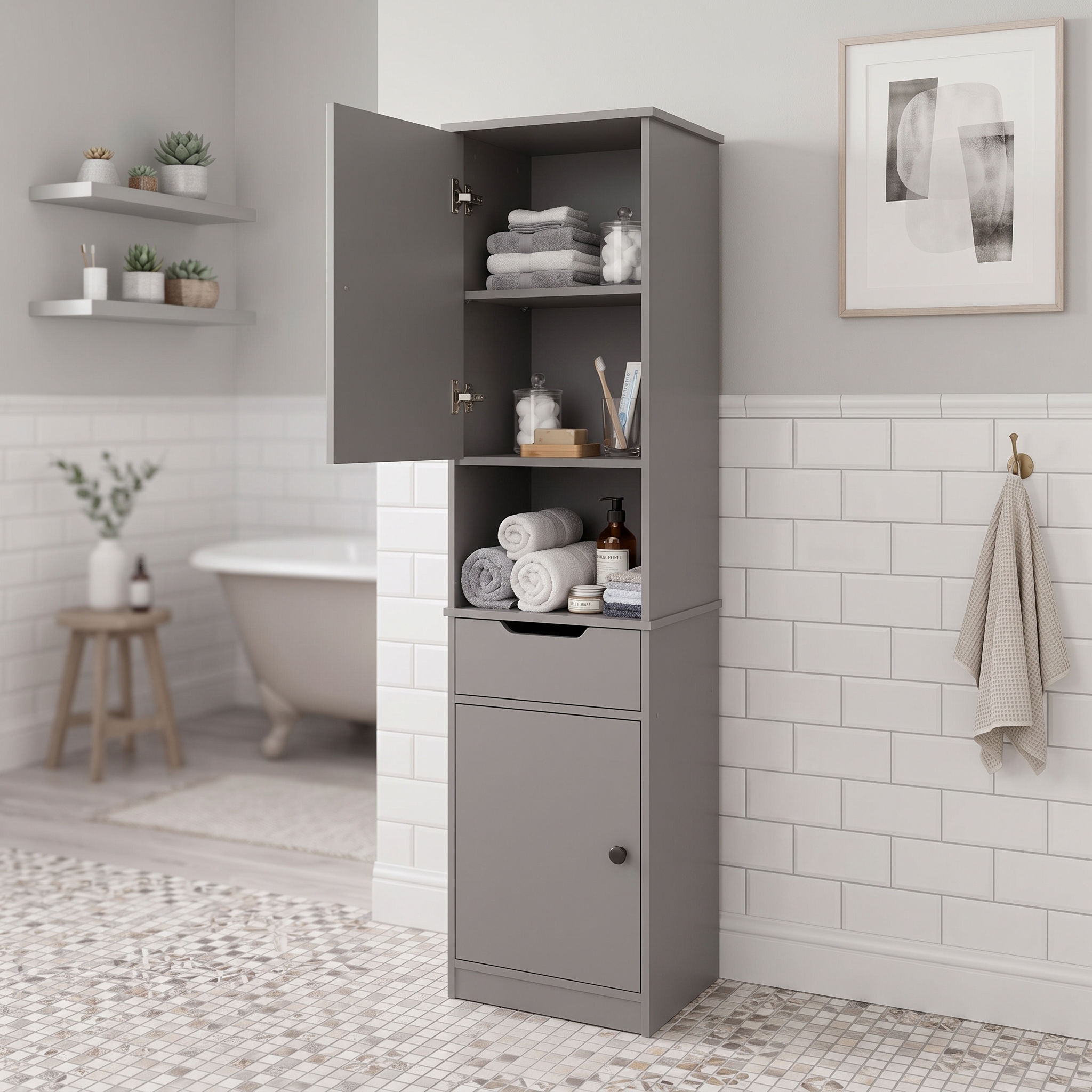Ember Slim Multifunctional Storage Cabinet