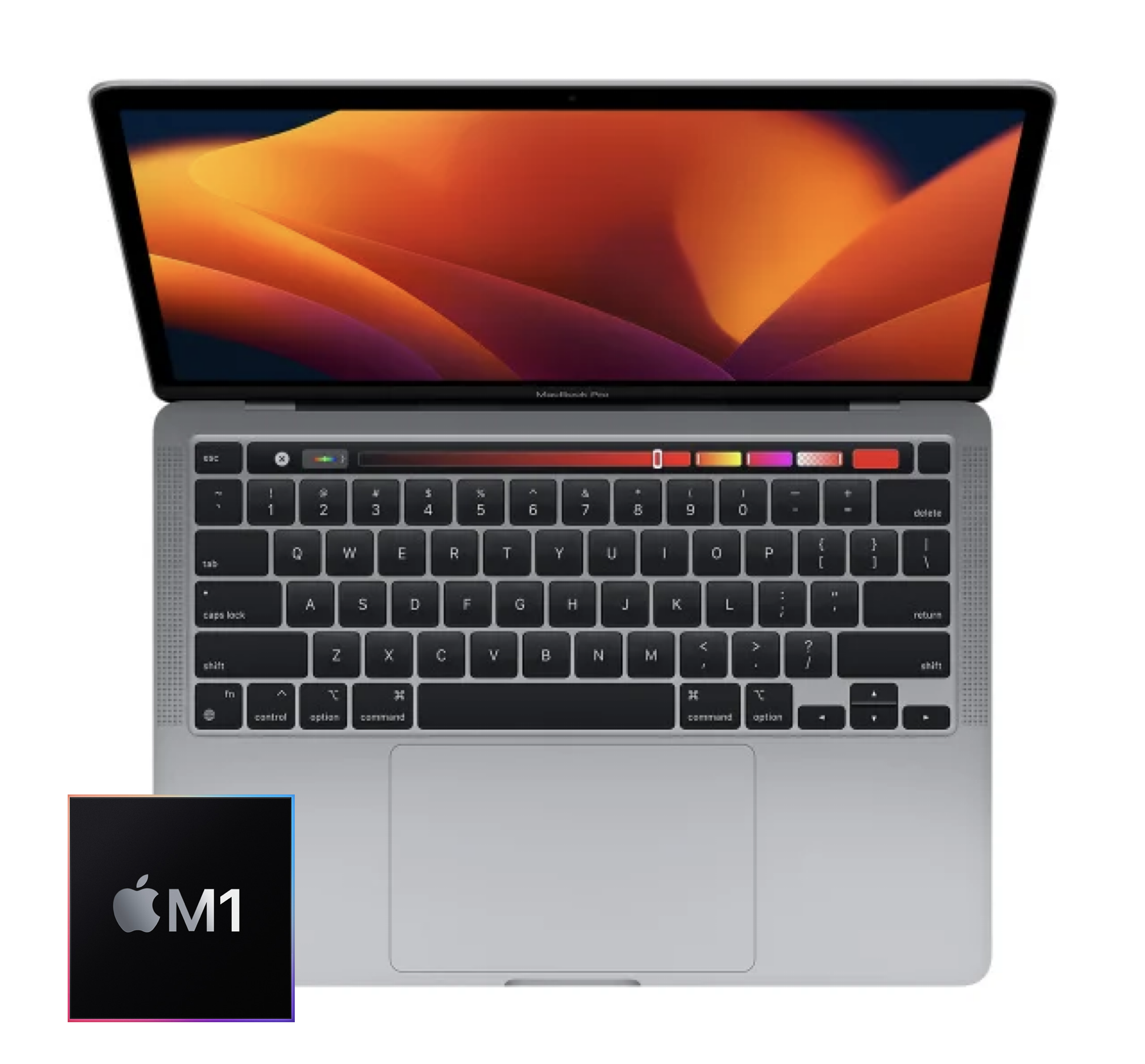 13" M1 Certified Pre-Owned MacBook Pro 8-core CPU 8-core GPU 16GB Unified RAM 256GB SSD