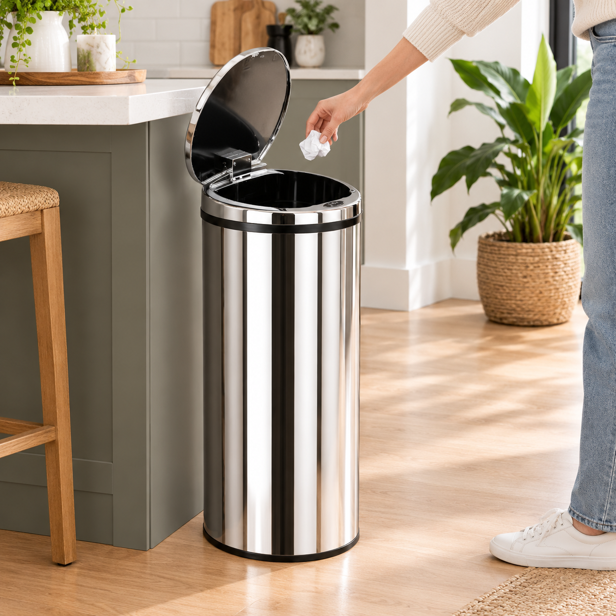 50L Automatic Sensor Trash Bin