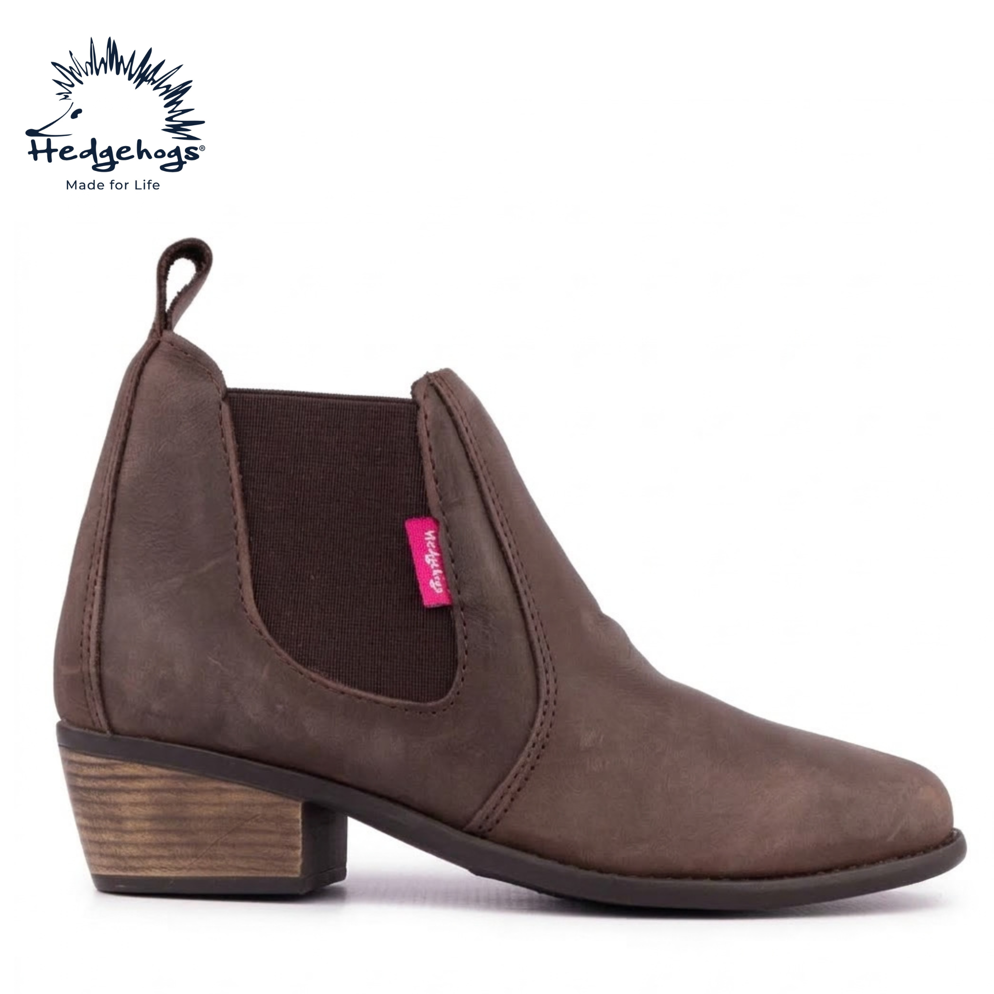 Ladies Houston Brown Genuine Leather Clara Boots