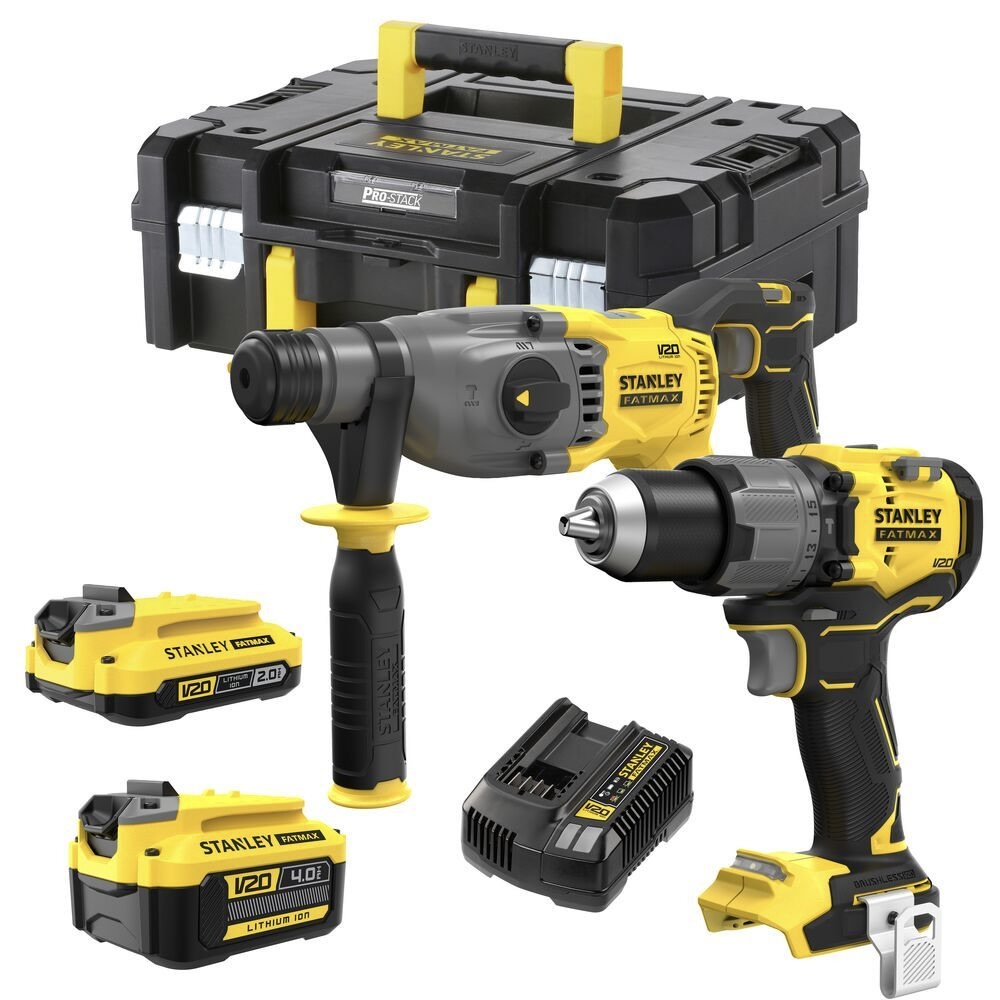 Fatmax V20 Hammer Drill & SDS Hammer Drill Combo
