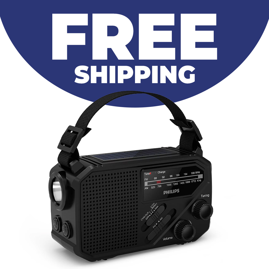 Solar Portable FM/AM Radio with Torch (Model: TAR1609)