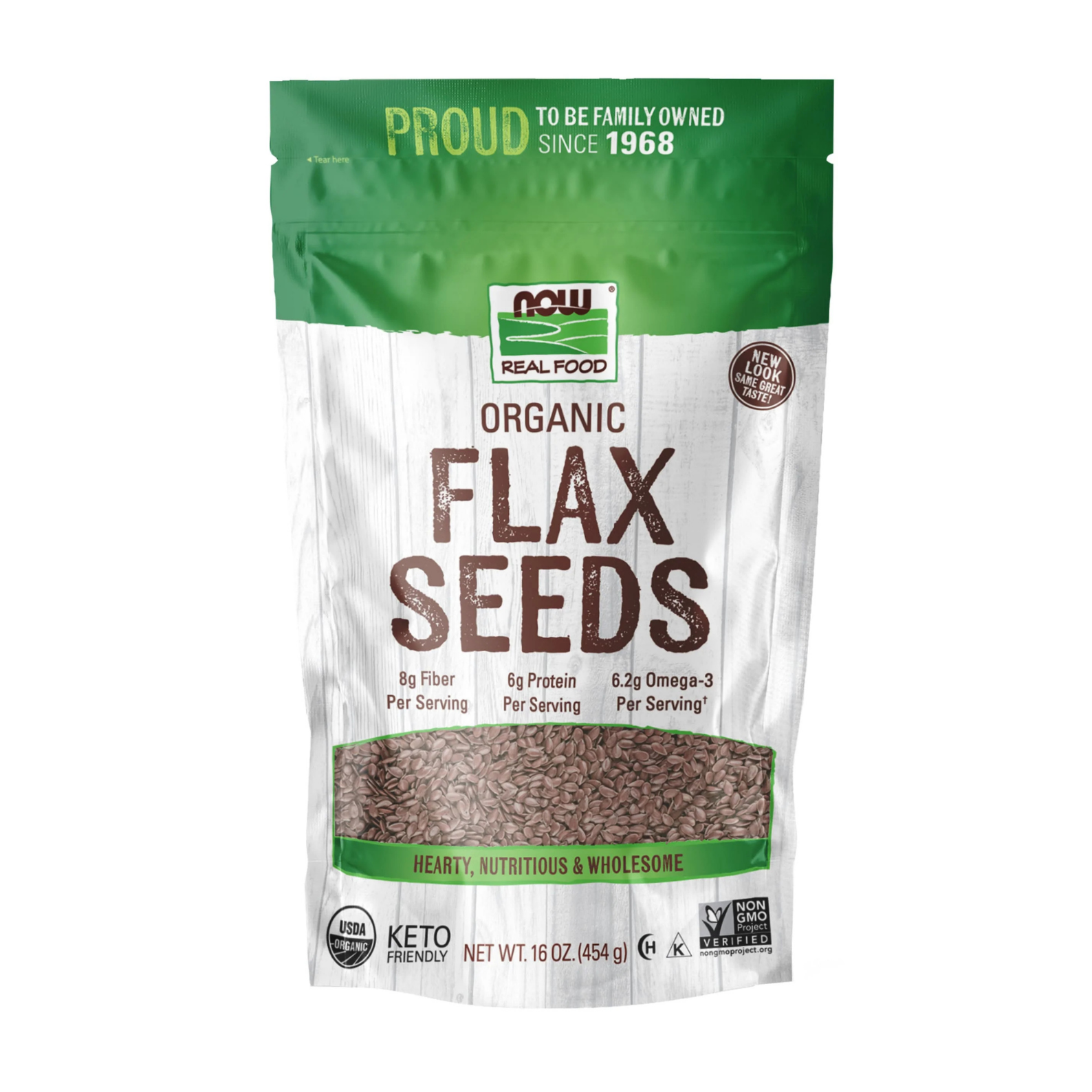 454g Organic Flax Seeds