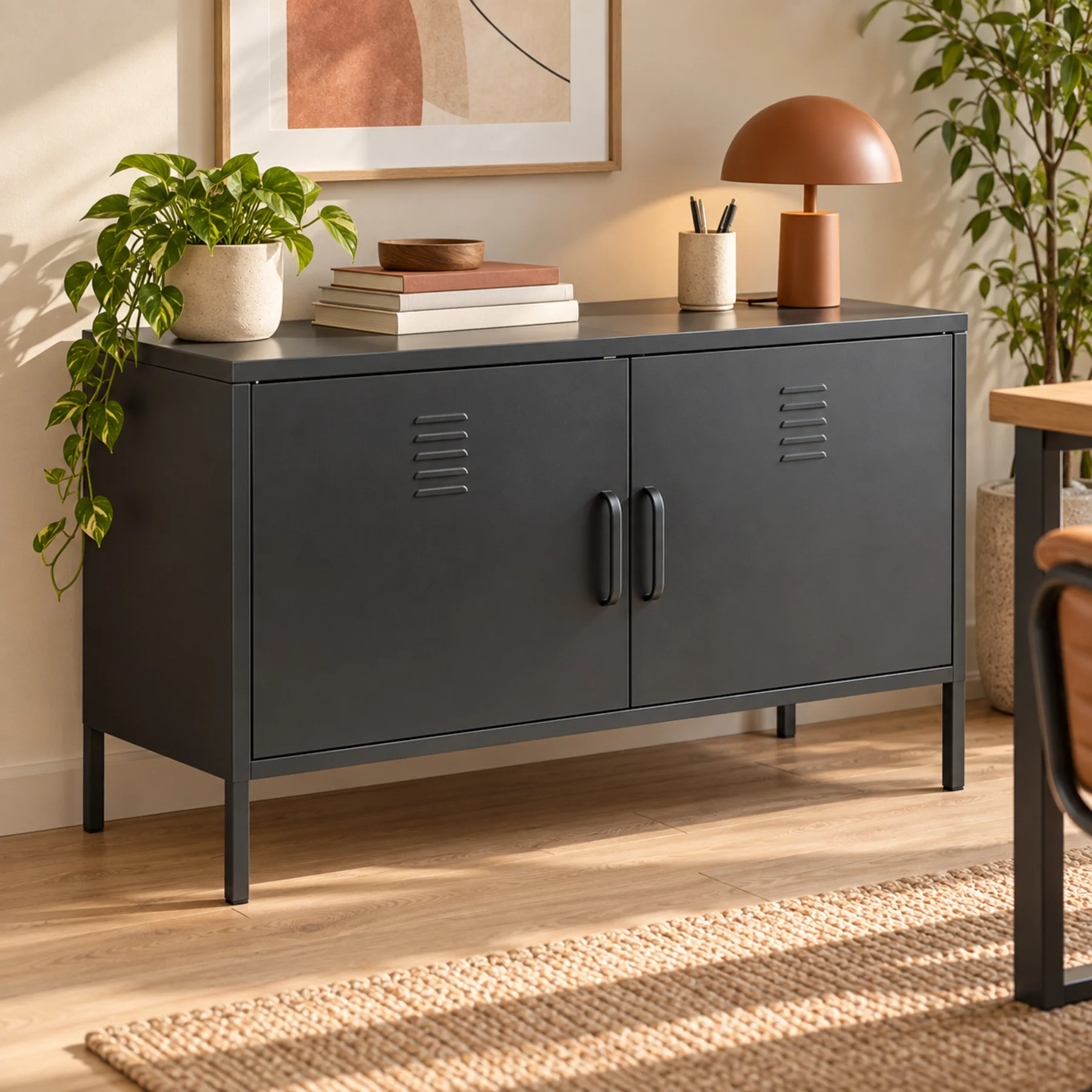 2-Door Metal Storage Cabinet