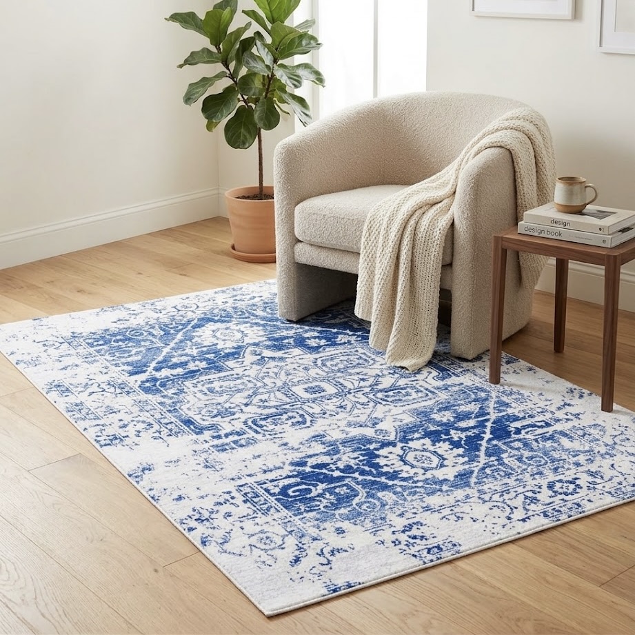 Vintage Distressed Rug