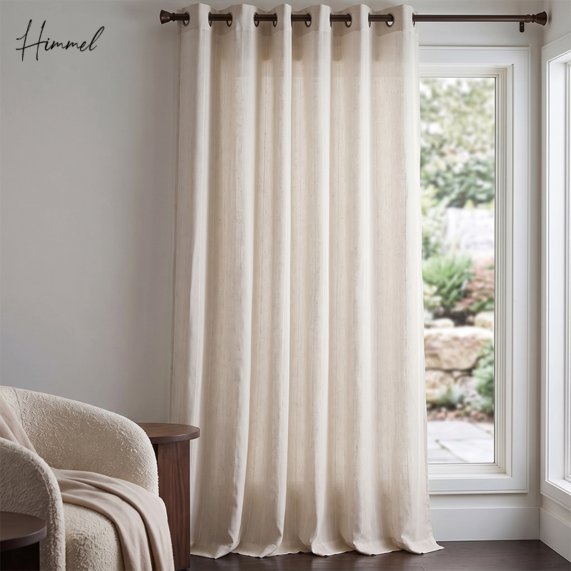 Skye Textured Weave Sheer Eyelet Curtain