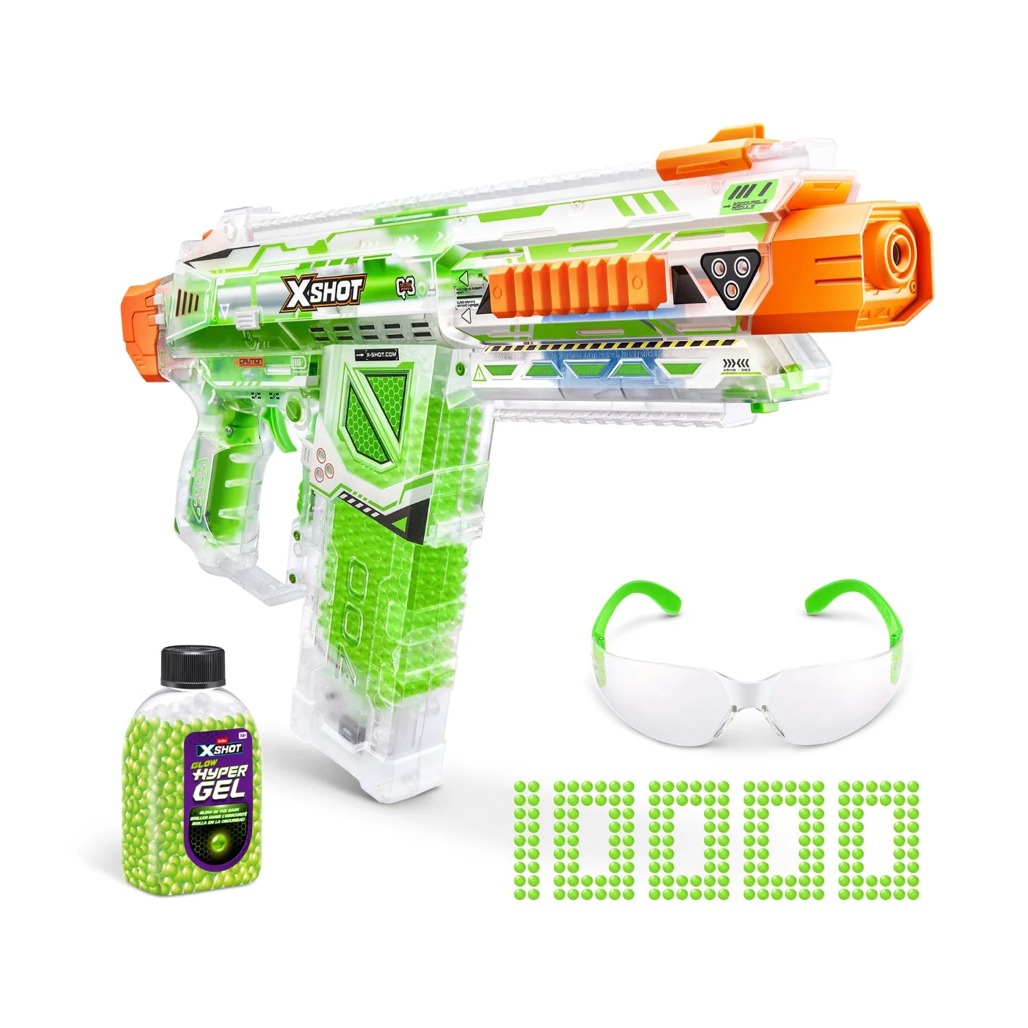 X-Shot Hyper Gel Blaster with 10 000 Gel Pellets